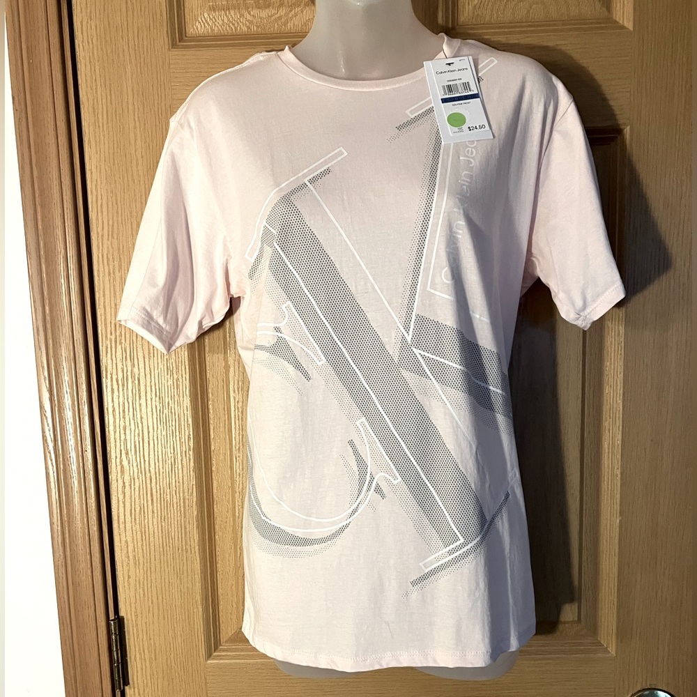 Calvin Klein Light Pink Graphic Tee